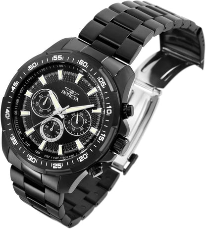 HOTInvicta Speedway Edelstahl Herren Quarzuhrwerk - 48mm