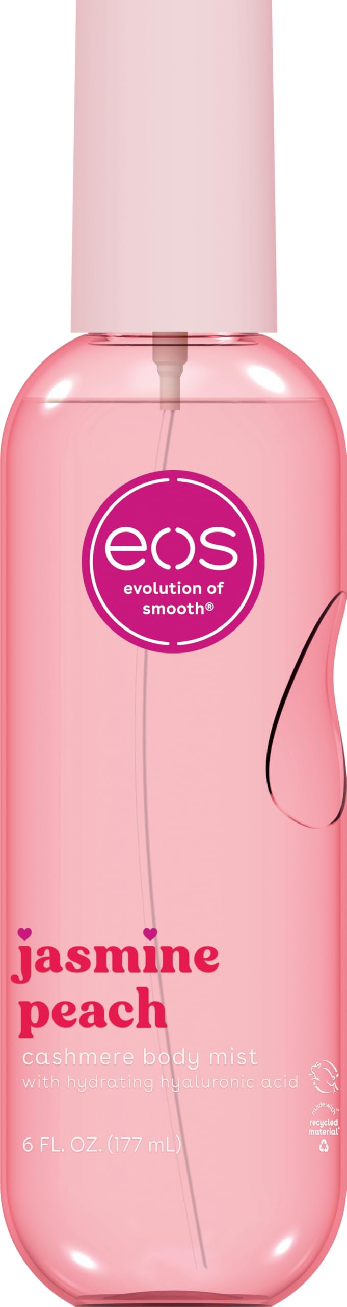 HOTeos Cashmere Body Mist, Vanilla Cashmere, soft musk, cozy caramel, hair mist, body spray for women, moisturizing, hyaluronic acid, body spray, vegan, cruelty-free, 6 fl oz