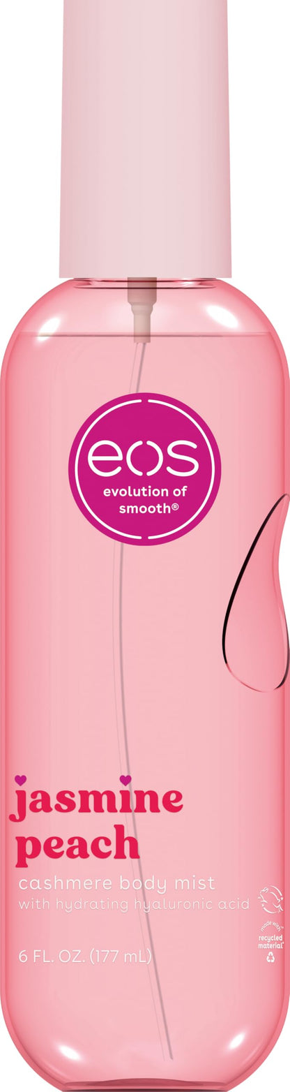 HOTeos Cashmere Body Mist, Vanilla Cashmere, soft musk, cozy caramel, hair mist, body spray for women, moisturizing, hyaluronic acid, body spray, vegan, cruelty-free, 6 fl oz