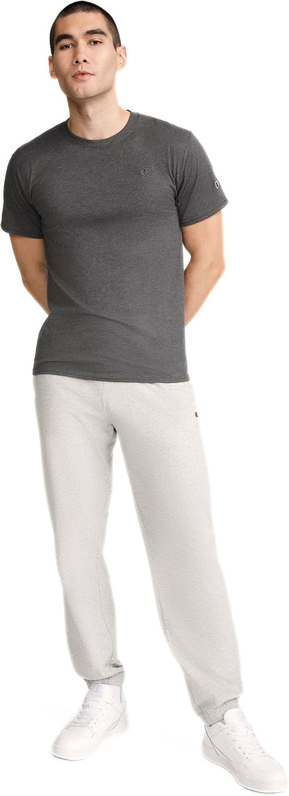 HOTChampion Men's Classic Short Sleeve T-Shirt, Standard Fit, Midweight 100% Cotton, Available in Regular and Big & Tall