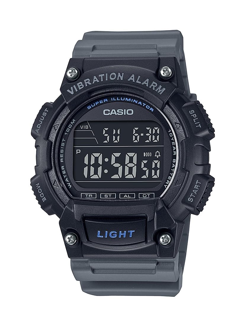 HOTCasio W736H Series | Men’s Digital Watch | 1/100 SEC Stopwatch | Countdown Timer | Super Illuminator LED Light | 100 M Water Resistance | Daily Alarm | Auto Calendar | Dual Time | 10 Yr Battery