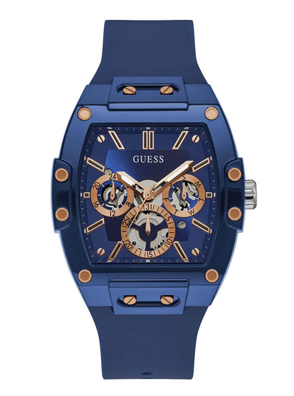 HOTGuess Men's GW0G Series| Analog Trend Watch| Polycarbonate Case| Silicone Bracelet | 50M Water Resistance