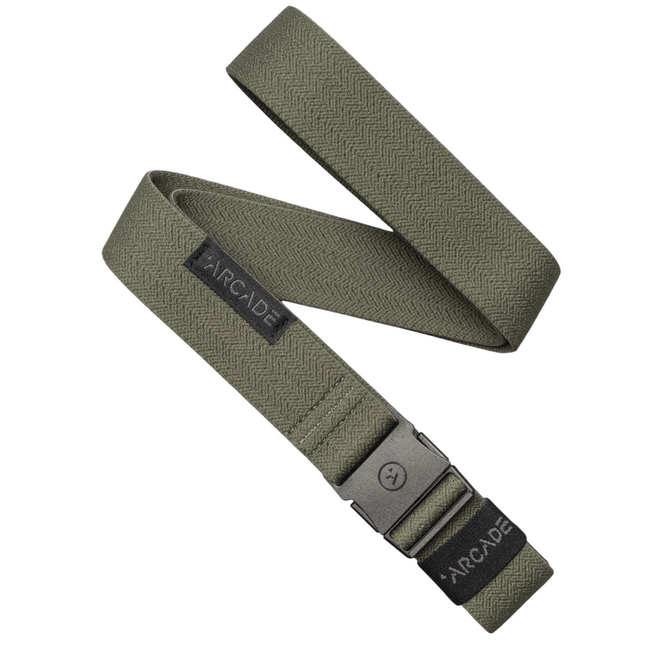 HOTArcade The Original Slim Unisex Adventure Belt, Narrow Width Elastic Stretch Webbing, Micro Adjust Buckle