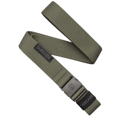 HOTArcade The Original Slim Unisex Adventure Belt, Narrow Width Elastic Stretch Webbing, Micro Adjust Buckle