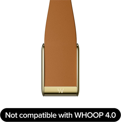 HOTWHOOP 5.0 LeatherLuxe Band – Genuine Italian Leather Accessory for Health, Fitness, & Wellness Wearable – Not Compatible with Gen 4