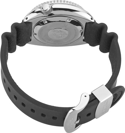 HOTSEIKO Automatic Watch for Men - Prospex Automatic Diver - Patterned Dial | Day/date, Rotating Bezel, 200m Water-Resistant, Lumibrite Hands and Markers, Manual Wind, 41-Hour Reserve