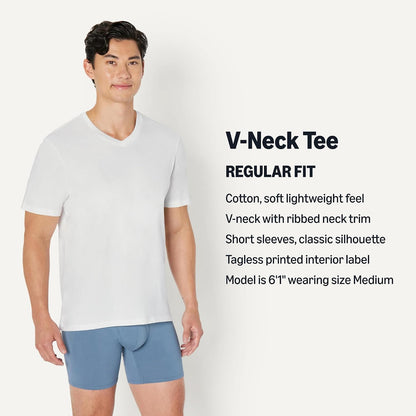 HOTAmazon Essentials Men's Regular-Fit Short-Sleeve T-Shirt, Pack of 6