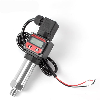 HOTLCD Display Pressure Sensor 100bar 200bar Oil Pressure Transducer G1/4 Pressure Transmitter 4-20ma 24V for Oil Water Gas Tank(0-5V Output,0-600bar)