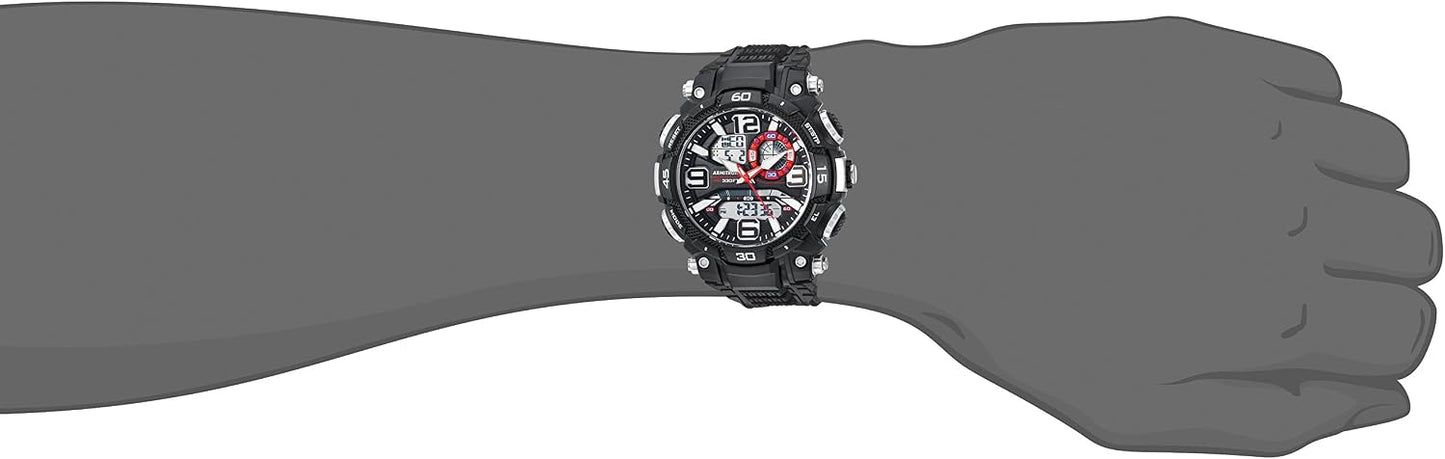 HOTArmitron Sport Men's Analog-Digital Chronograph Resin Strap Watch