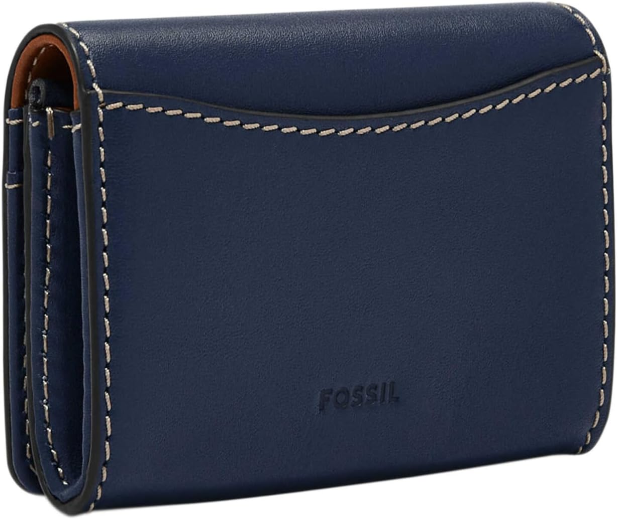 HOTFossil Women's Wallet, Lennox Small Flap Wallet for Women, Insignia Blue