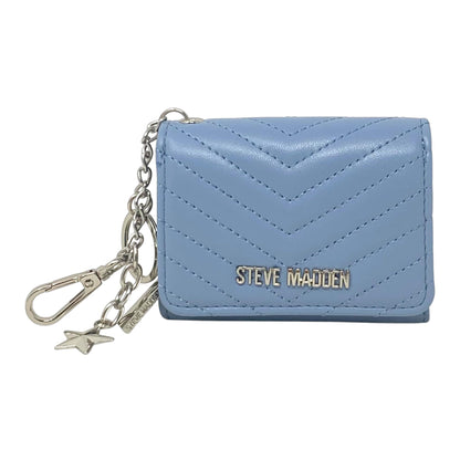 HOTSteve Madden Women’s Bklara Card Case with Keyring and Clip (Black) (Black)