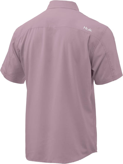 HOTHUK Men's Tide Point Kc Scott Original Artwork Short Sleeve Shirt, Fishing Button Down