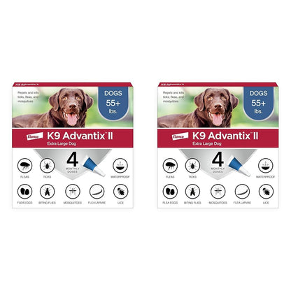 HOTK9 Advantix II XL Dog Vet-Recommended Flea, Tick & Mosquito Treatment & Prevention | Dogs Over 55 lbs. | 2-Mo Supply