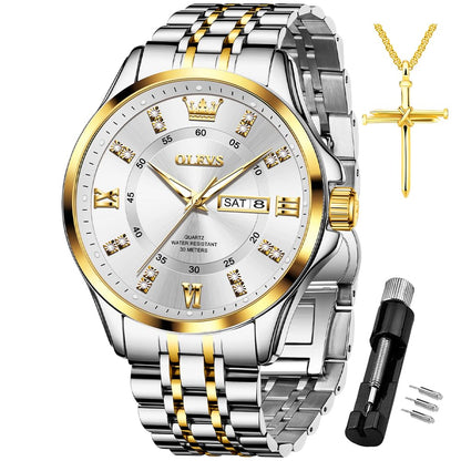 HOTOLEVS Men Leather Watches Black Ultra Thin 6.5mm Minimalist Dress Fashion Simple Casual Waterproof Date Watch for Men