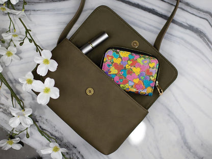 HOTRFID Secure Armored Zipper Wallet by Laurel Burch (Fantasticats)