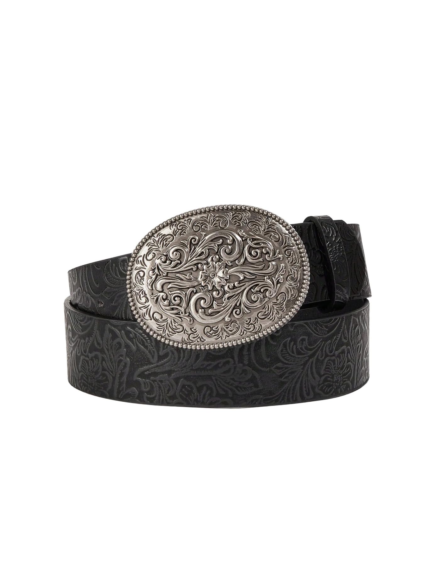 HOTRoseSeek Women's Floral Vintage Western Belts Buckle Cowgirl Belts for Women