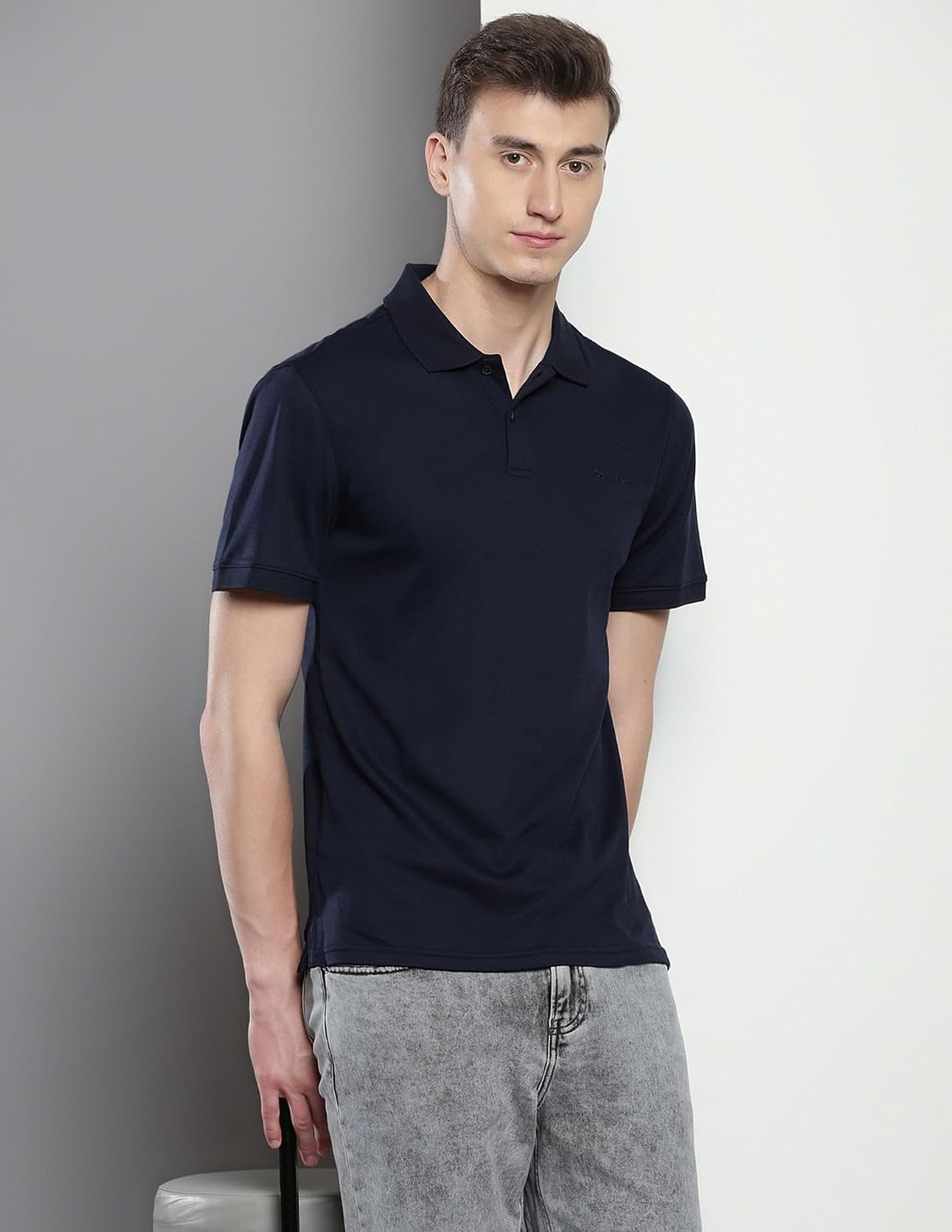 HOTCalvin Klein Men's Liquid Touch Polo