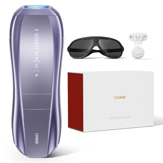 HOTUlike Laser Hair Removal Device Air 10 Ipl Gift for Women and Men, Ice cool and Permanent hair Reduction for Nearly Painless, Dual Lights, Skin Sensor & USHR Mode Hair Removal in 10mins from Home