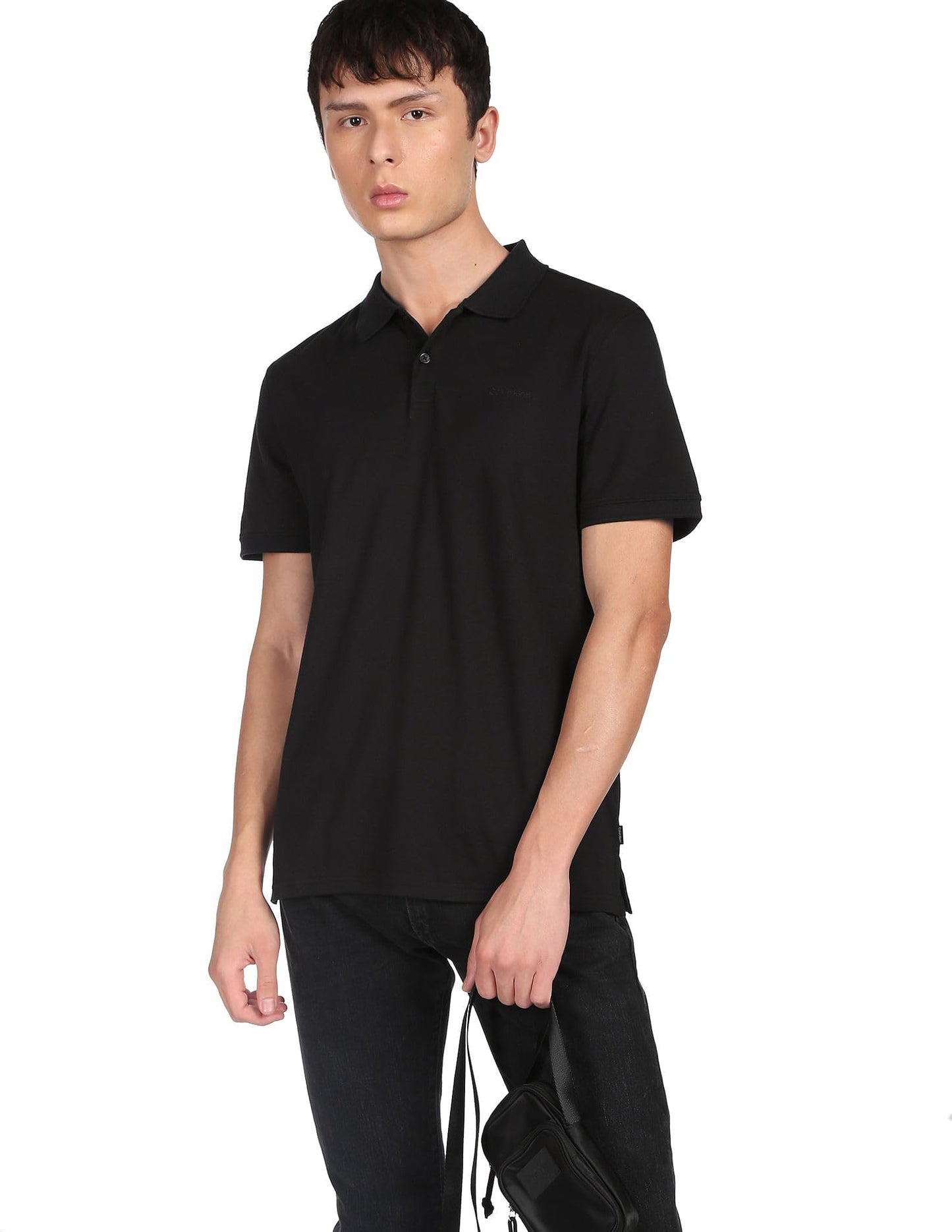 HOTCalvin Klein Men's Liquid Touch Polo