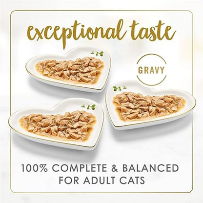 HOTPurina Fancy Feast Gravy Lovers Poultry and Beef Grilled Gourmet Wet Cat Food Variety Pack - (Pack of 30) 3 oz. Cans