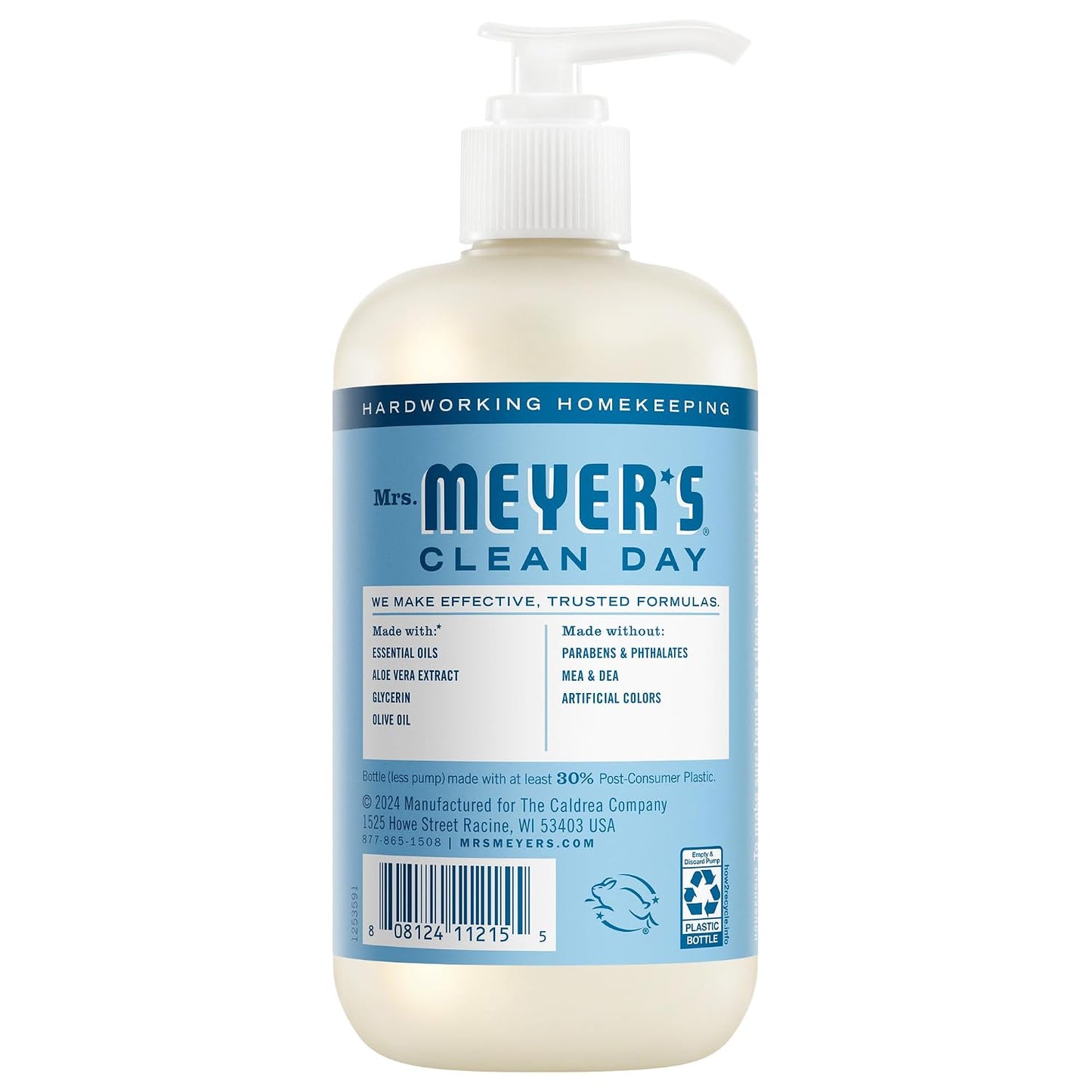 HOTMRS. MEYER'S CLEAN DAY Hand Soap, Rain Water Scent, 12.5 Fl Oz Bottle - 3 Pack
