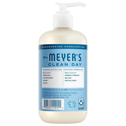 HOTMRS. MEYER'S CLEAN DAY Hand Soap, Rain Water Scent, 12.5 Fl Oz Bottle - 3 Pack