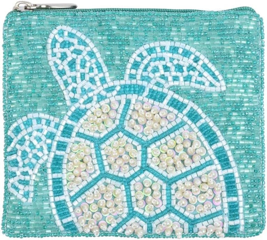 HOTBamboo Trading Essential Pouch Swimming Turtle, 4.75-inch Width x 4-inch Height