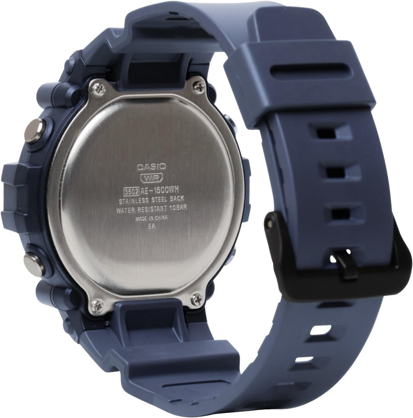 HOTCasio Illuminator AE1500WH Series | 10-Year Battery | LED Backlight | 5-Alarms | 1/100 Sec Stopwatch | Men's Digital Watch