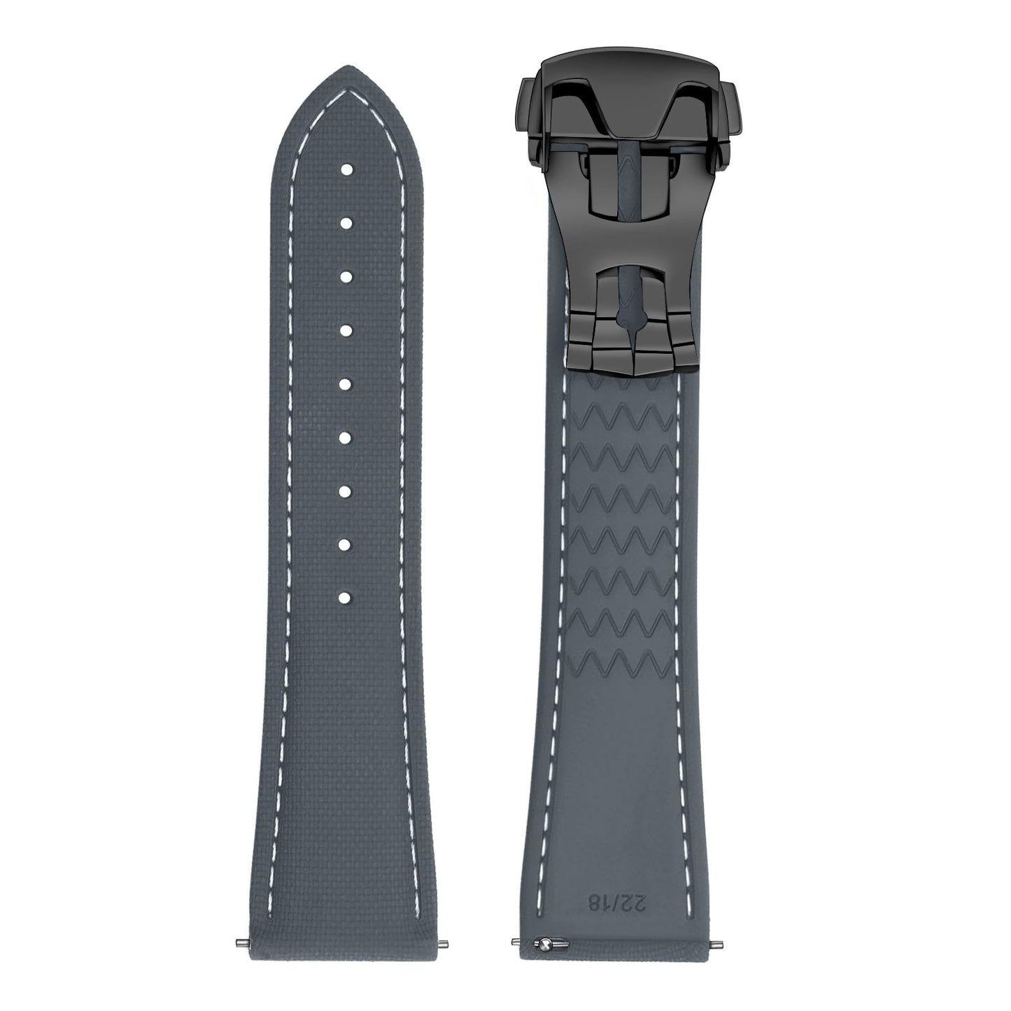 HOTWatch Strap Watch Band 20mm 22mm Man Waterproof Quick Release Bands Sport Replacement Strap Soft FKM Rubber Watchband