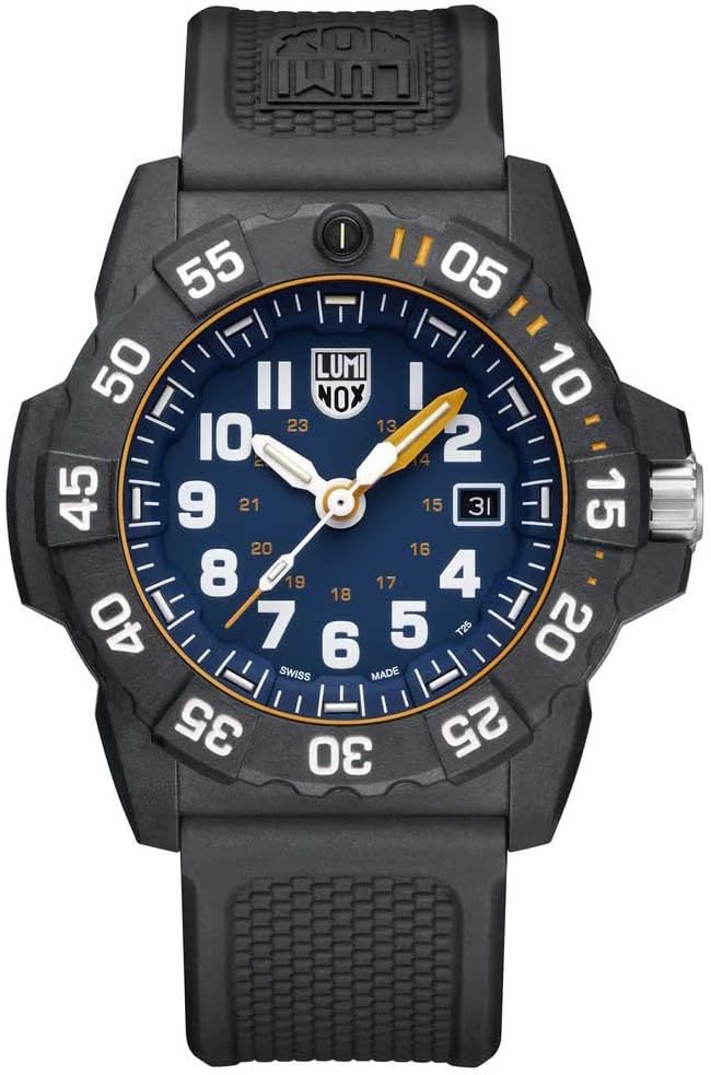 HOTLuminox - Navy Seal - Men's Watch – Military Diving Watch - Chronograph - Water Resistant - Mens Watch - Date Function - 200 m - Mens Watches - Made in Switzerland
