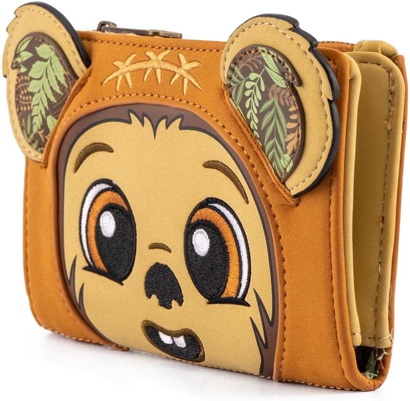 HOTLoungefly Star Wars Wicket Ewok Cosplay Faux Leather Wallet