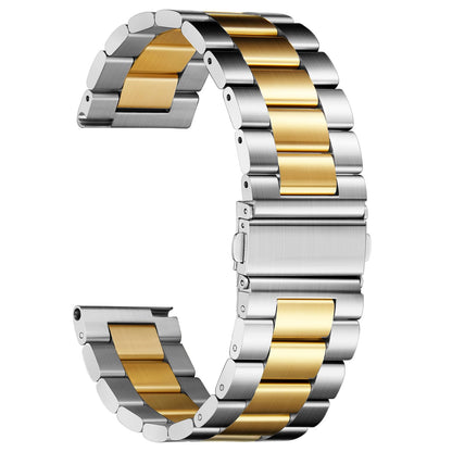 HOTNelumbo Quick Release Metal Chain Watch Bands,22MM Solid Stainless Steel Business Bracelet Strap for Samsung Gear S3/Galaxy Watch 46mm(2019)/Galaxy Watch 3 45mm