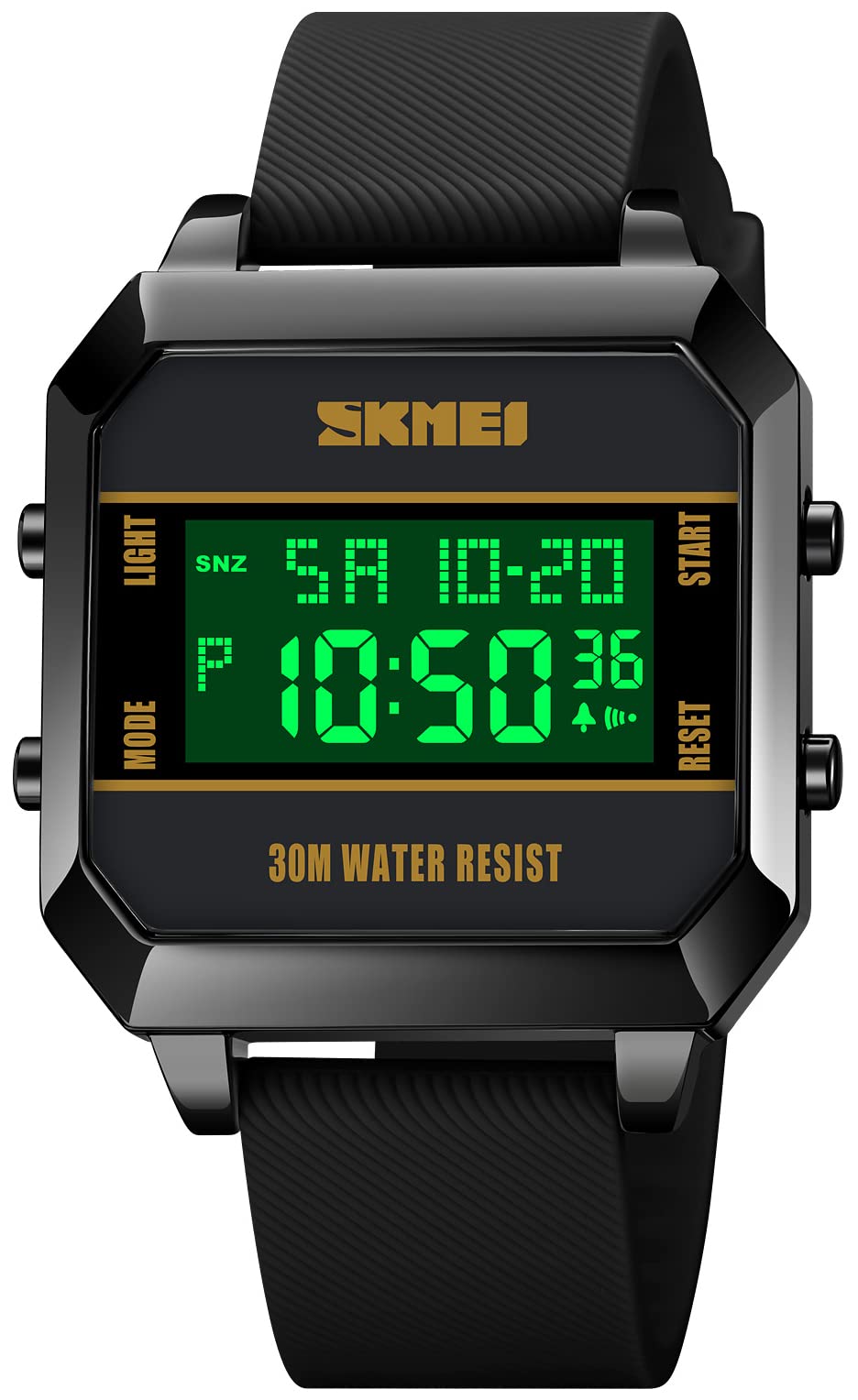 HOTGosasa Men Sports Military Watches Digital Airplane Shaped LED Light Waterproof Watches