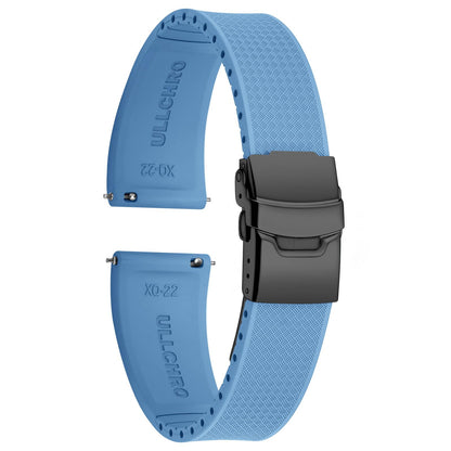 HOTSilicone Watch Band Quick Release Strap FKM Waterproof Watch Bands for Men 20mm 22mm Replacement Strap Sport Rubber Watchband