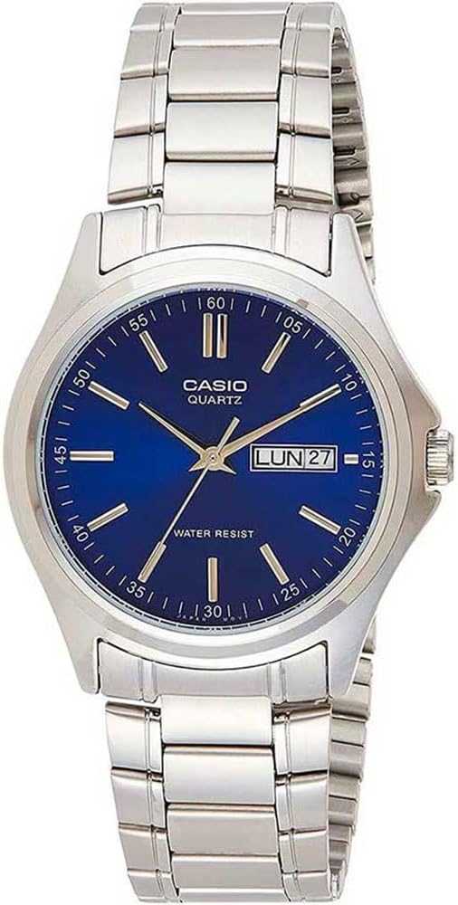 HOTCasio #MTP1239D-2A Men's Metal Fashion Analog Day Date Watch