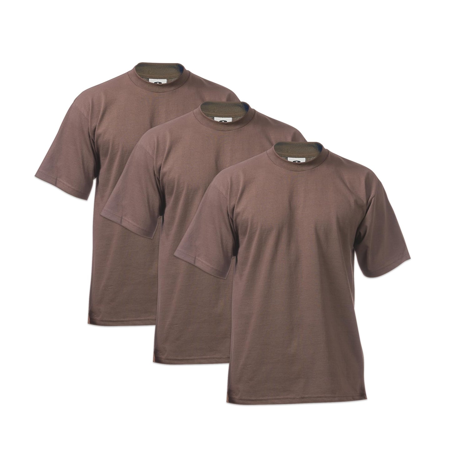 HOTPro Club Men's 3-Pack Heavyweight Cotton Short Sleeve Crew Neck T-Shirt