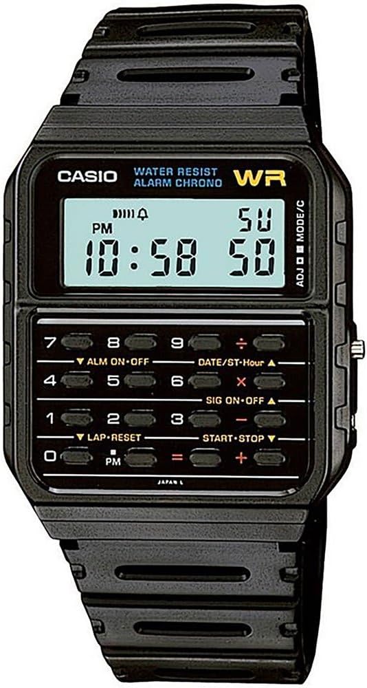 HOTCA53W-1 8-Digit Calculator Water Resistant Watch