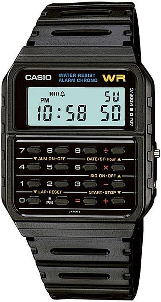 HOTCA53W-1 8-Digit Calculator Water Resistant Watch