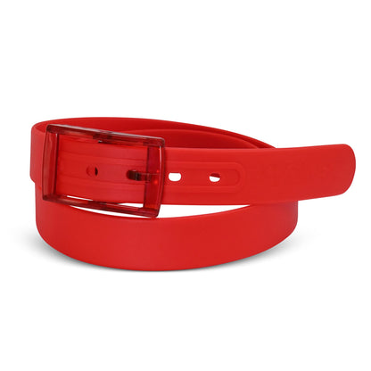 HOTVolver Waterproof Rubber Golf Belts for Men Adjustable Cut-to-fit Interchangeable Colors