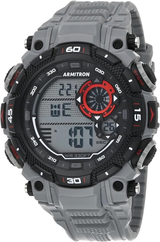 HOTArmitron Sport Men's Digital Chronograph Resin Strap Watch, 40/8397