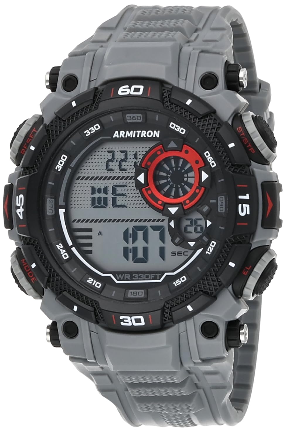 HOTArmitron Sport Men's Digital Chronograph Resin Strap Watch, 40/8397