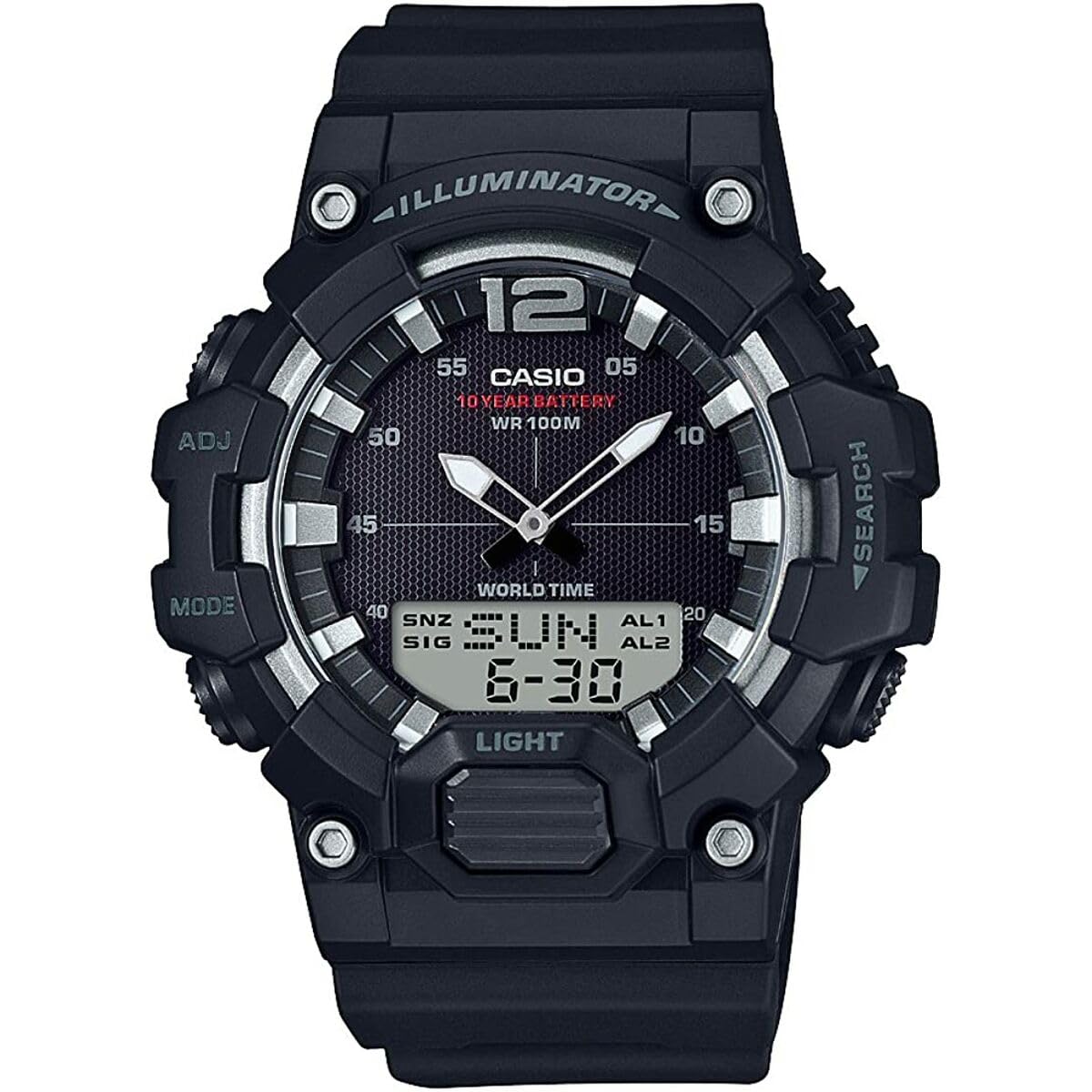 HOTCasio Men's HDC-700-1AVCF Classic Analog-Digital Display Quartz Black Watch
