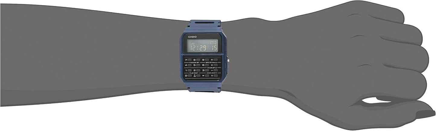 HOTCasio CA53W Vintage Series | Data Bank | 1/100 SEC Stopwatch | Water Resistant | 8 Digit Calculator | Dual Time | Resin Band | Resin Case | Auto Calendar | Daily Alarm | 5 Year Battery