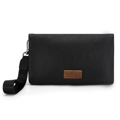HOTWrangler Crossbody Wallet Small Purse Womens Wristlet Wallet RFID Blocking Bifold Clutch Credit Card Holder Purse