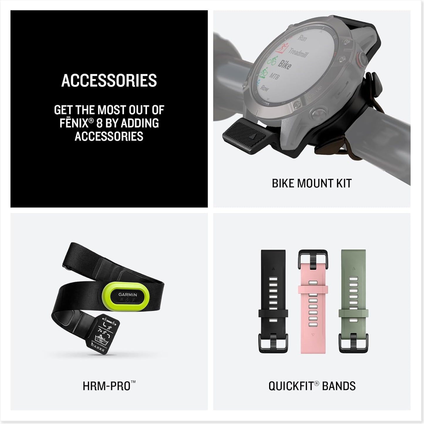 HOTGarmin fēnix® 8 – 43mm, AMOLED, Premium Multisport GPS Smartwatch, Long-Lasting Battery Life, Dive-Rated, Built-in LED Flashlight, Silver with Whitestone Band | Garmin Fēnix 8 43mm Amoled GPS Multisport Watch, 1.3 416×416, LED Flashlight, Dive-Rated 10