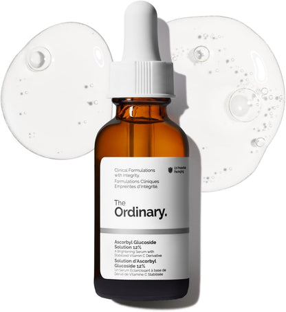 HOTAscorbyl Glucoside Solution 12%, Vitamin C Serum for Even Skin Tone and Antioxidant Protection, 1 Fl Oz