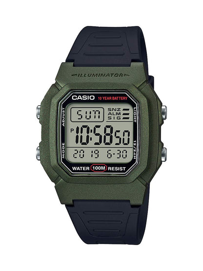 HOTCasio W800HG Series | Men’s Digital Watch | 100 Meter Water Resistance | Multi Function Alarm | 100 SEC Stopwatch | Auto Calendar | Countdown Timer | LED Light | Dual Time| 10 Year Battery
