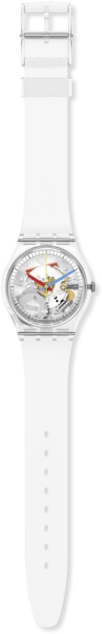 HOTSwatch Gent Biosourced Unisex Watch Casual Polymer Transparent Quartz Waterproof Clearly Gent