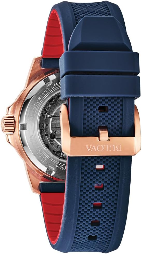 HOTBulova Men's Marine Star Automatic Blue Dial Watch 98A227