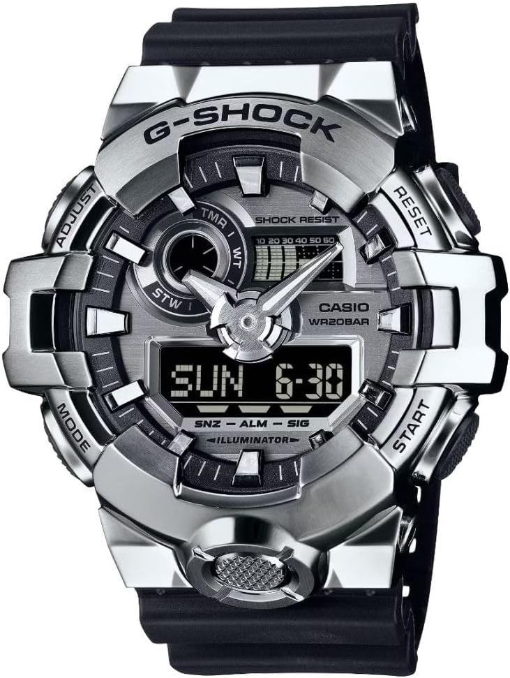 HOTCasio G-Shock G-Steel Silver Analog Digital Mens Watch GM700-1A
